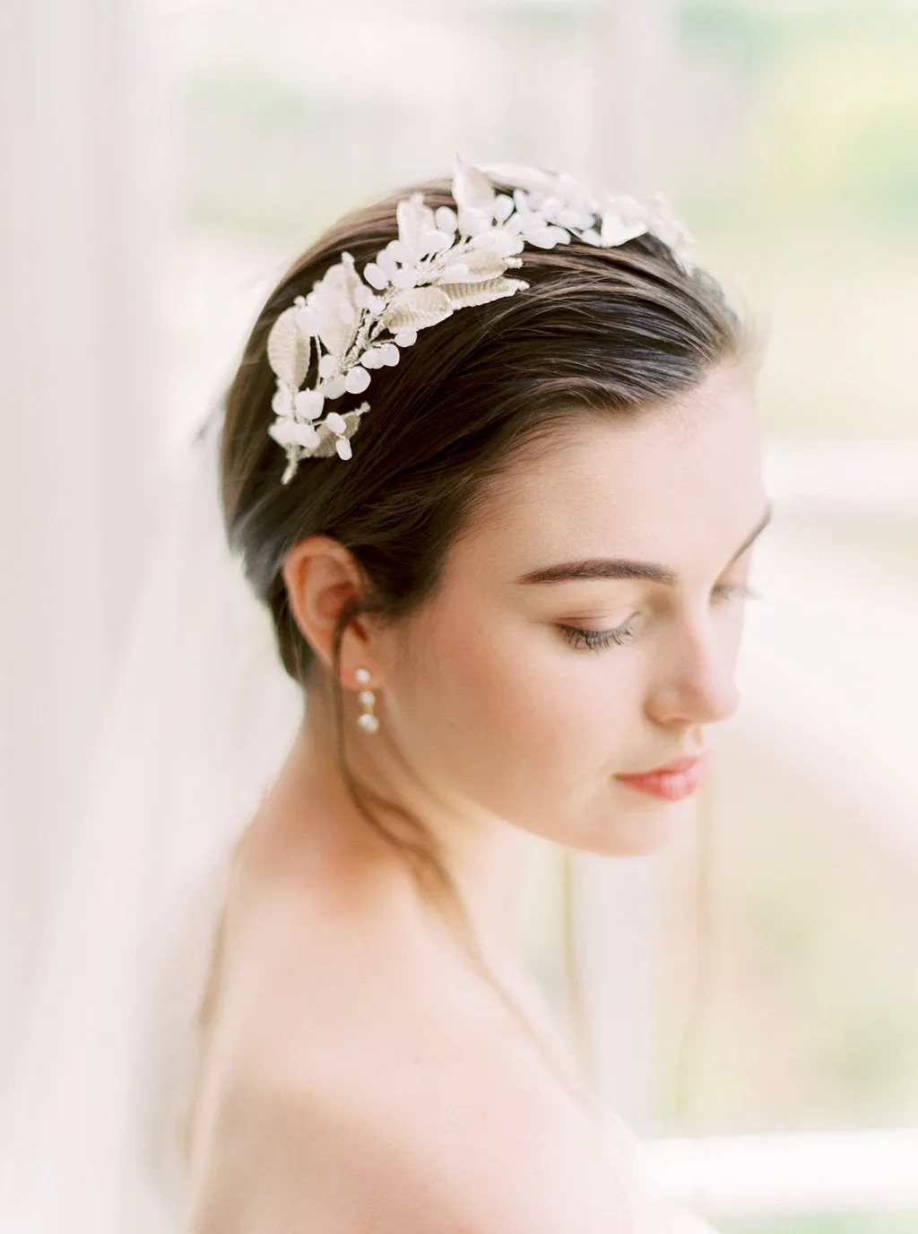NOEMI | Silver Moonstone Crown