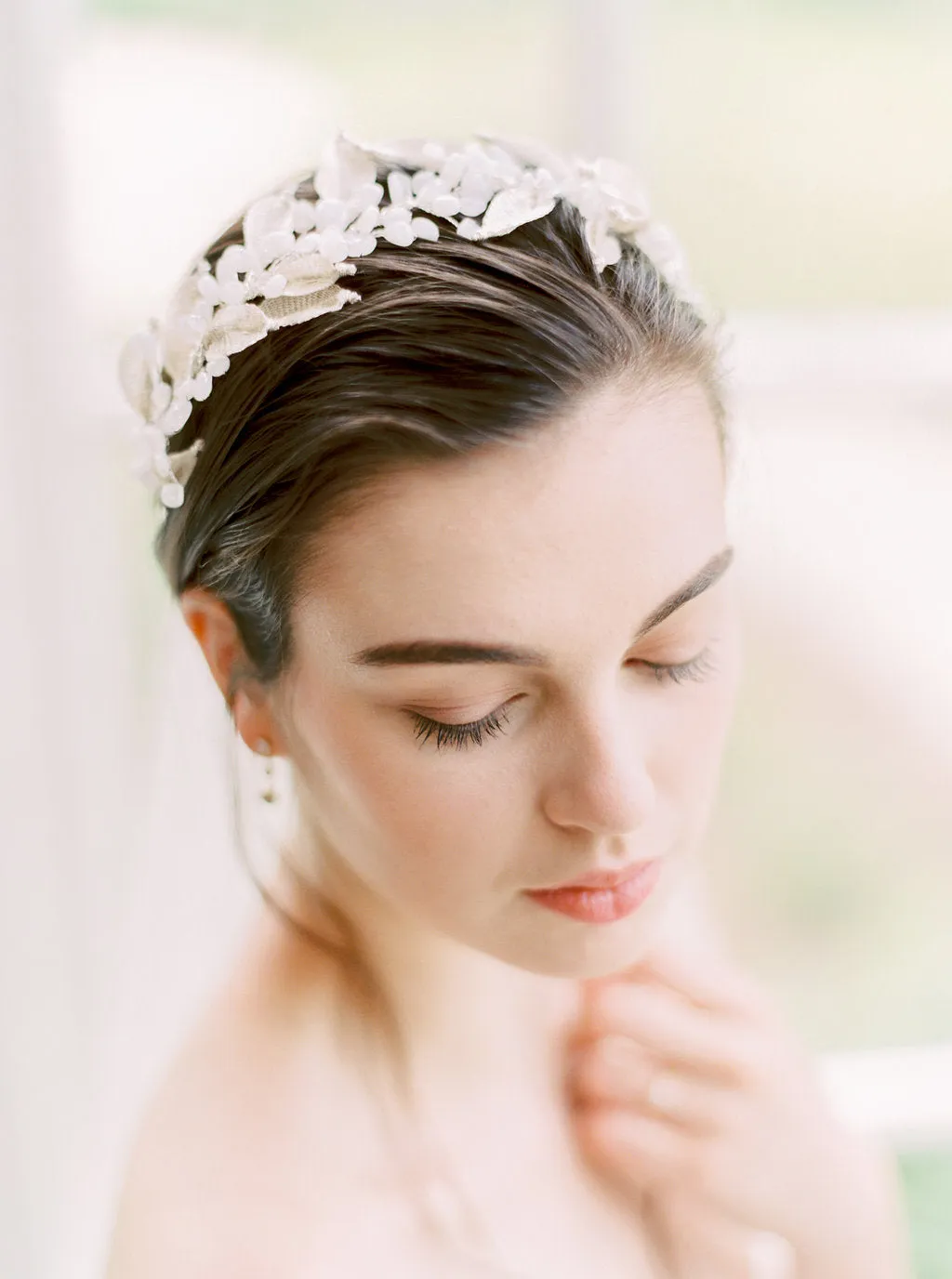 NOEMI | Silver Moonstone Crown