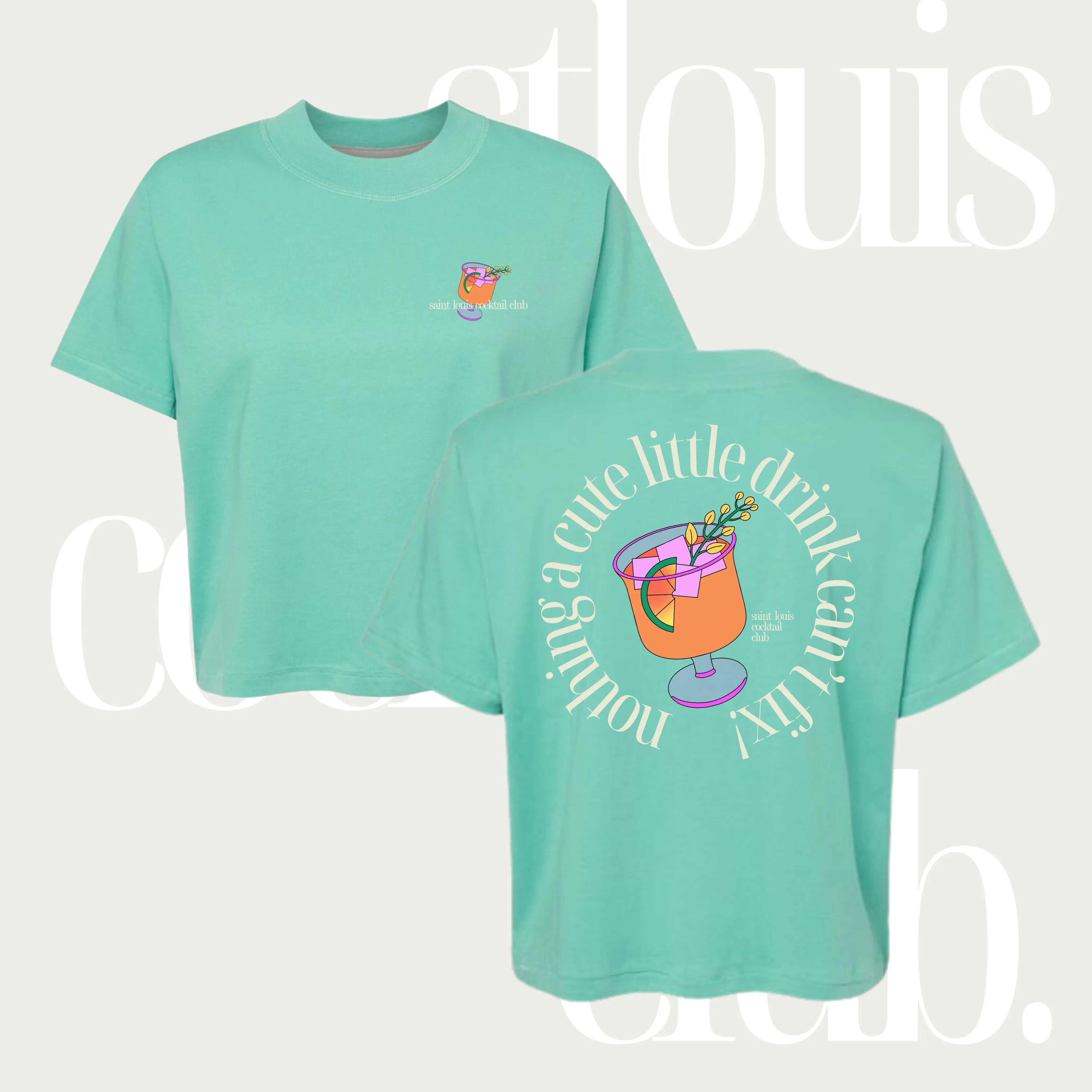 Nothing A Cute Little Drink Can't Fix Boxy Tee