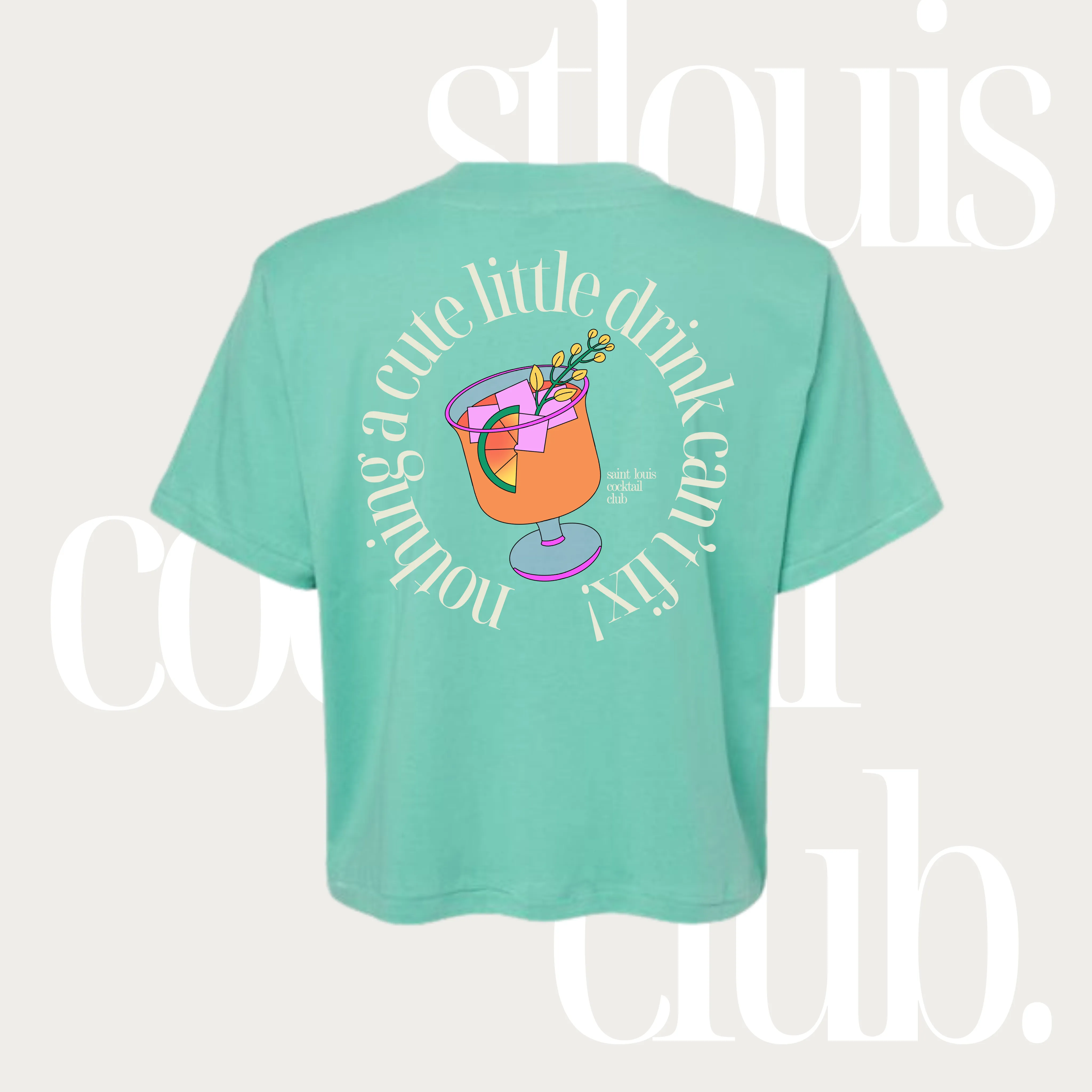 Nothing A Cute Little Drink Can't Fix Boxy Tee