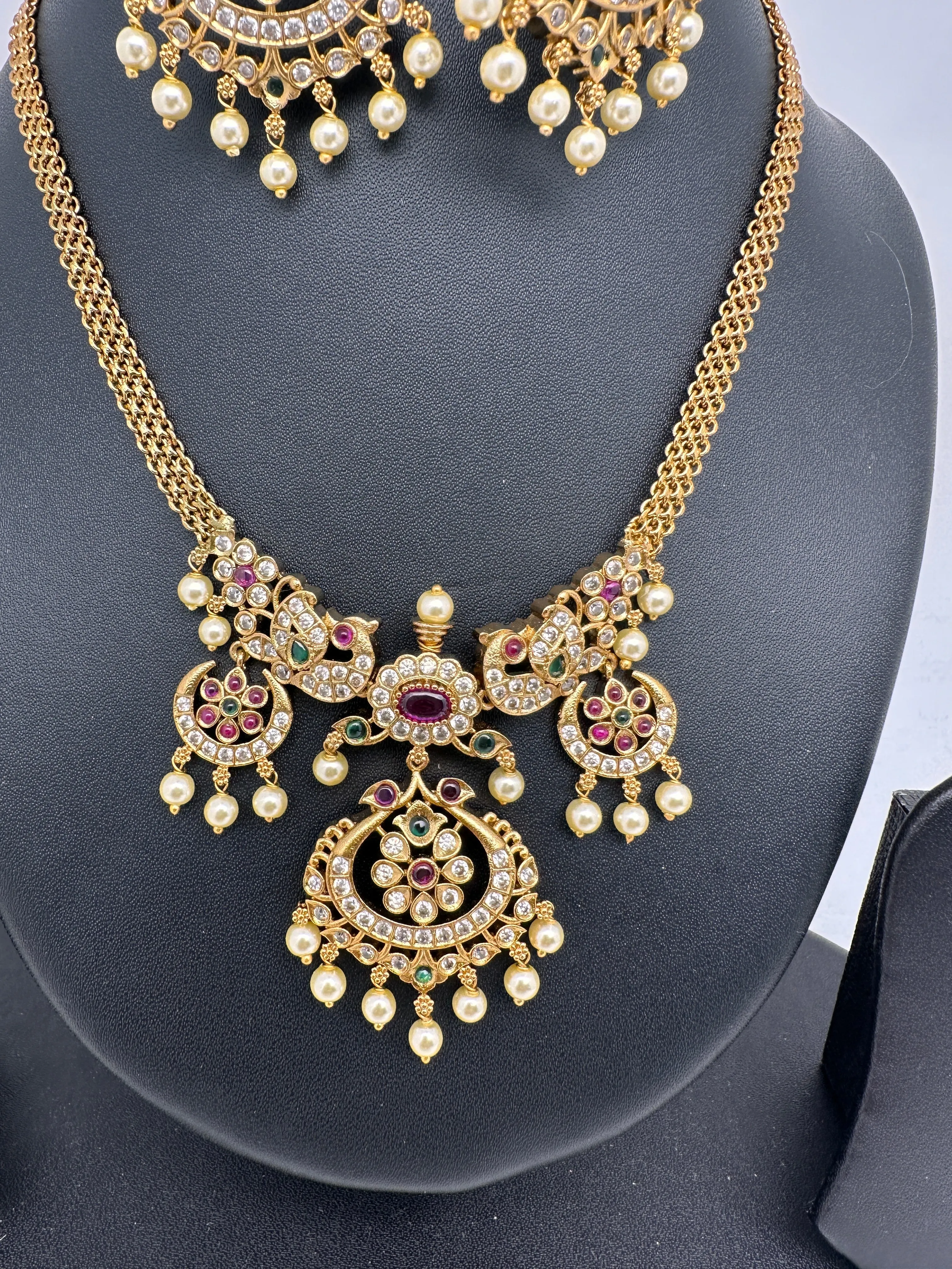 Peacock Chain Style Dainty Necklace