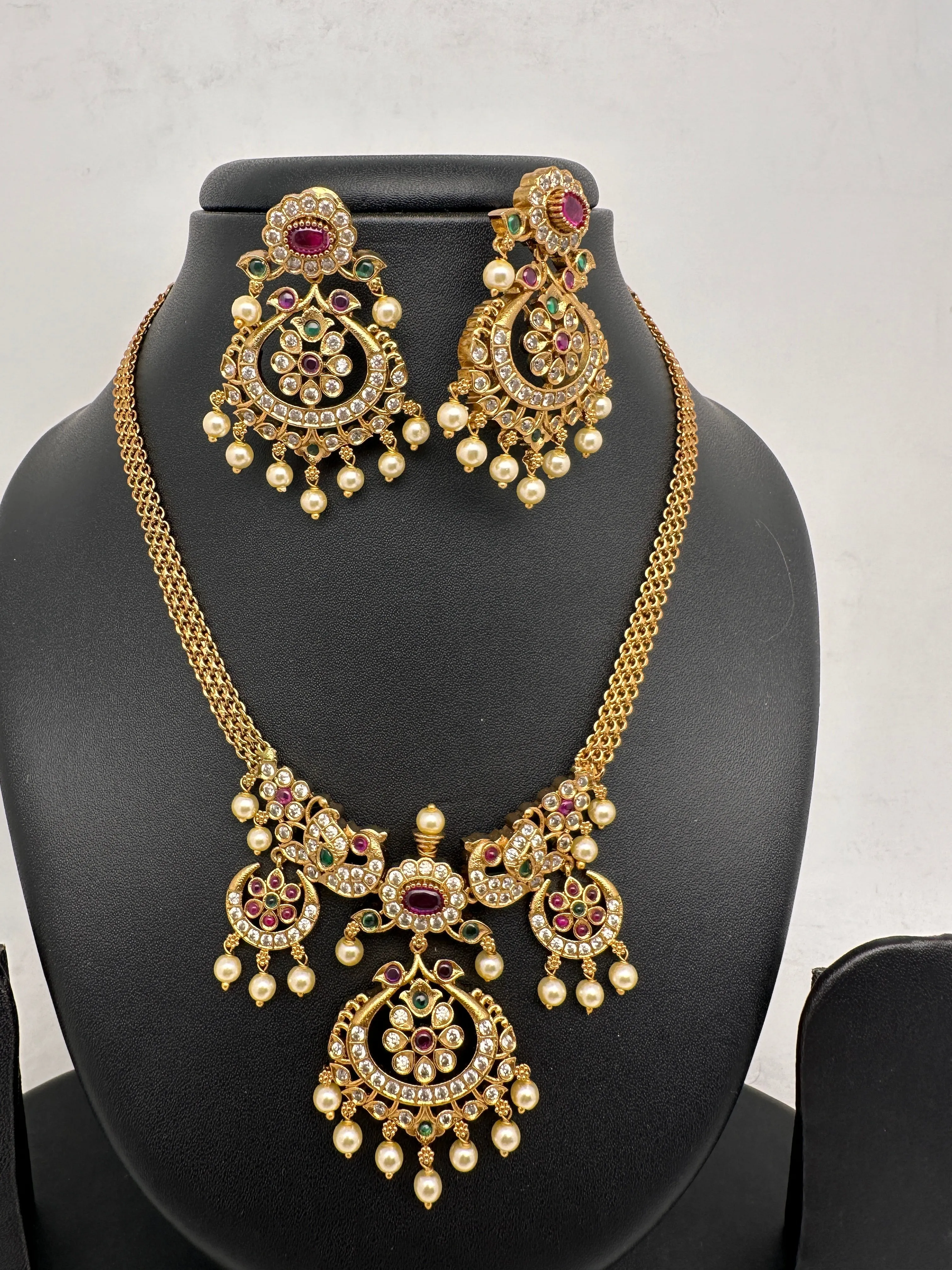 Peacock Chain Style Dainty Necklace