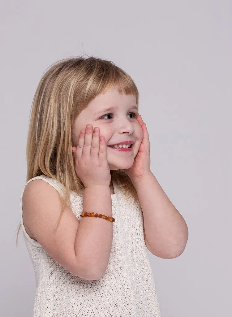 Premium Baltic Amber Necklace or/and Bracelet For Children / Extra Safe