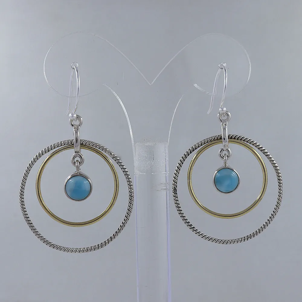 Rainbow Moonstone Silver Earrings