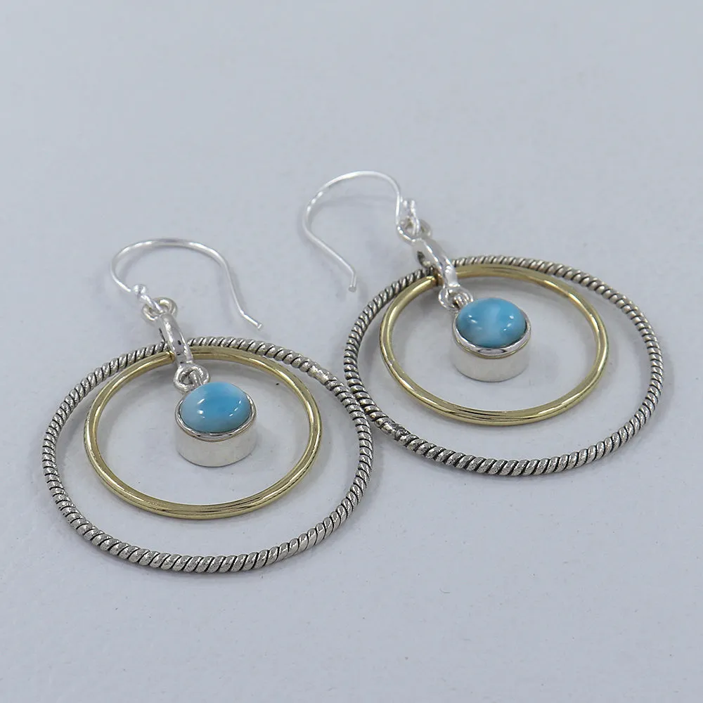 Rainbow Moonstone Silver Earrings