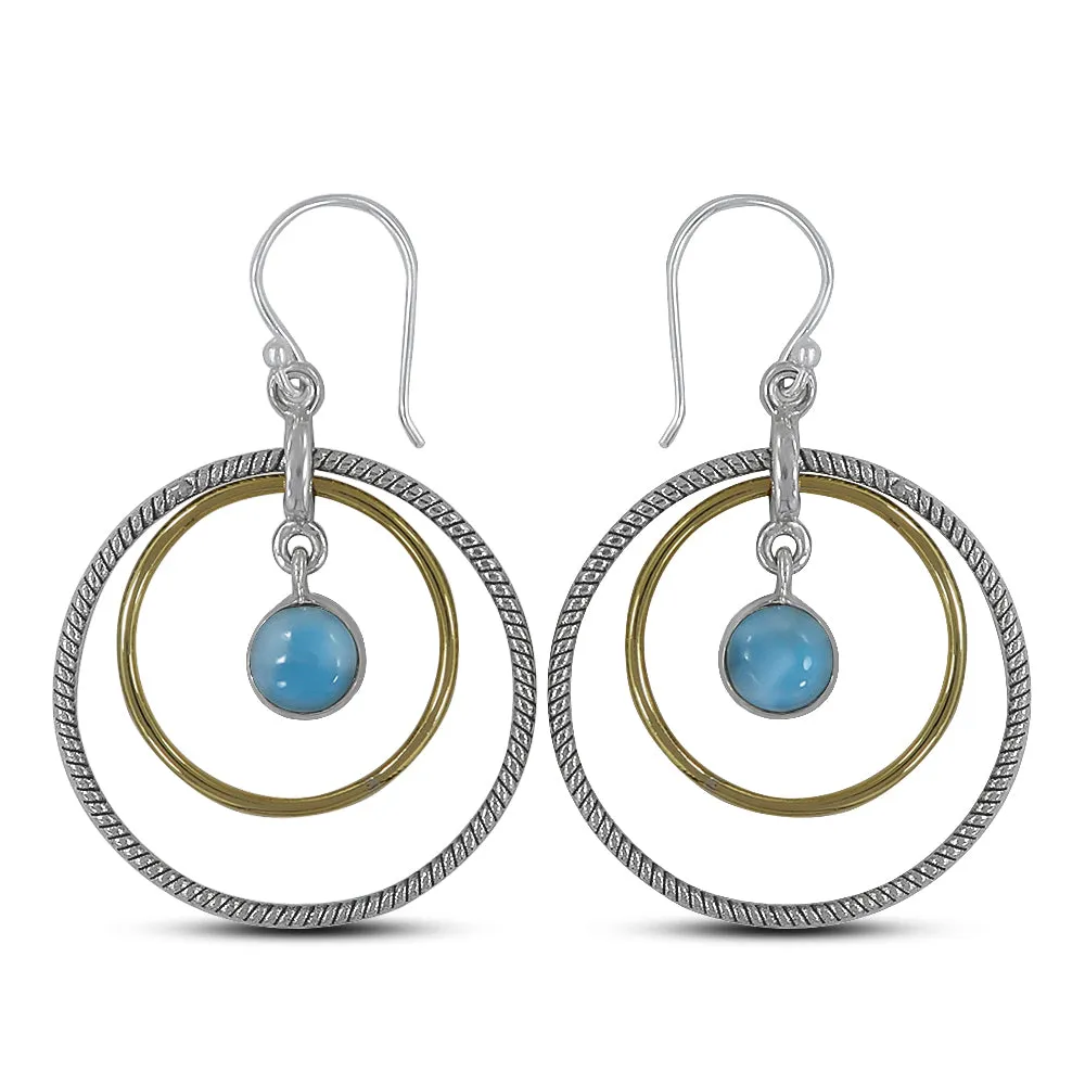 Rainbow Moonstone Silver Earrings
