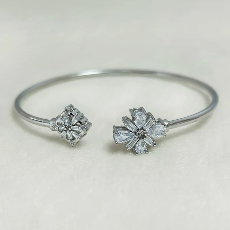 Silver Charming Bracelet (Kada)