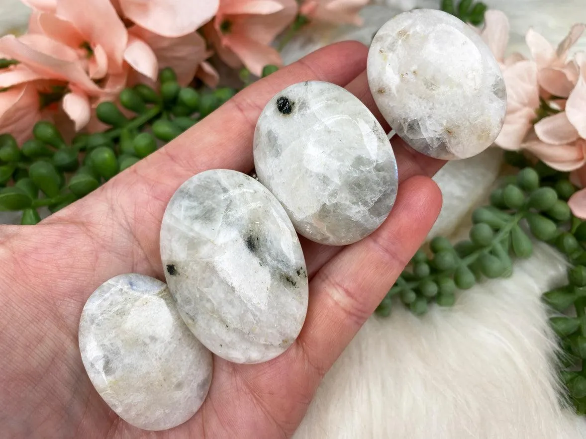 Silver Moonstone Pebbles