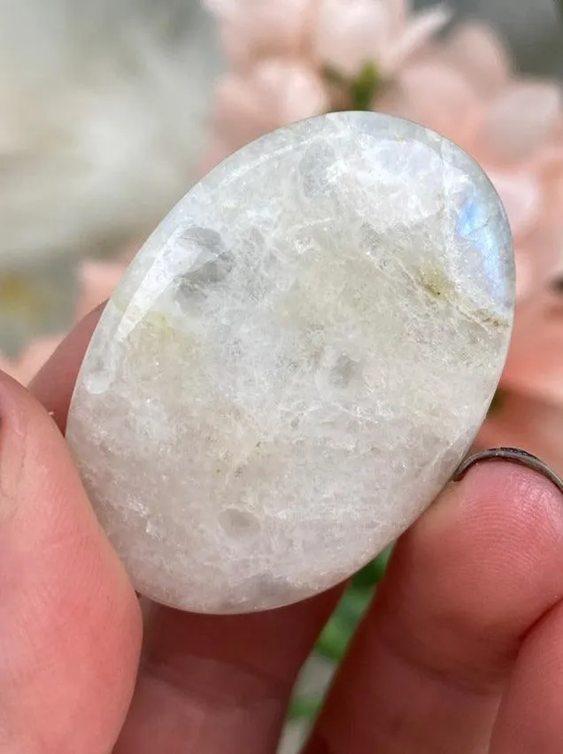 Silver Moonstone Pebbles