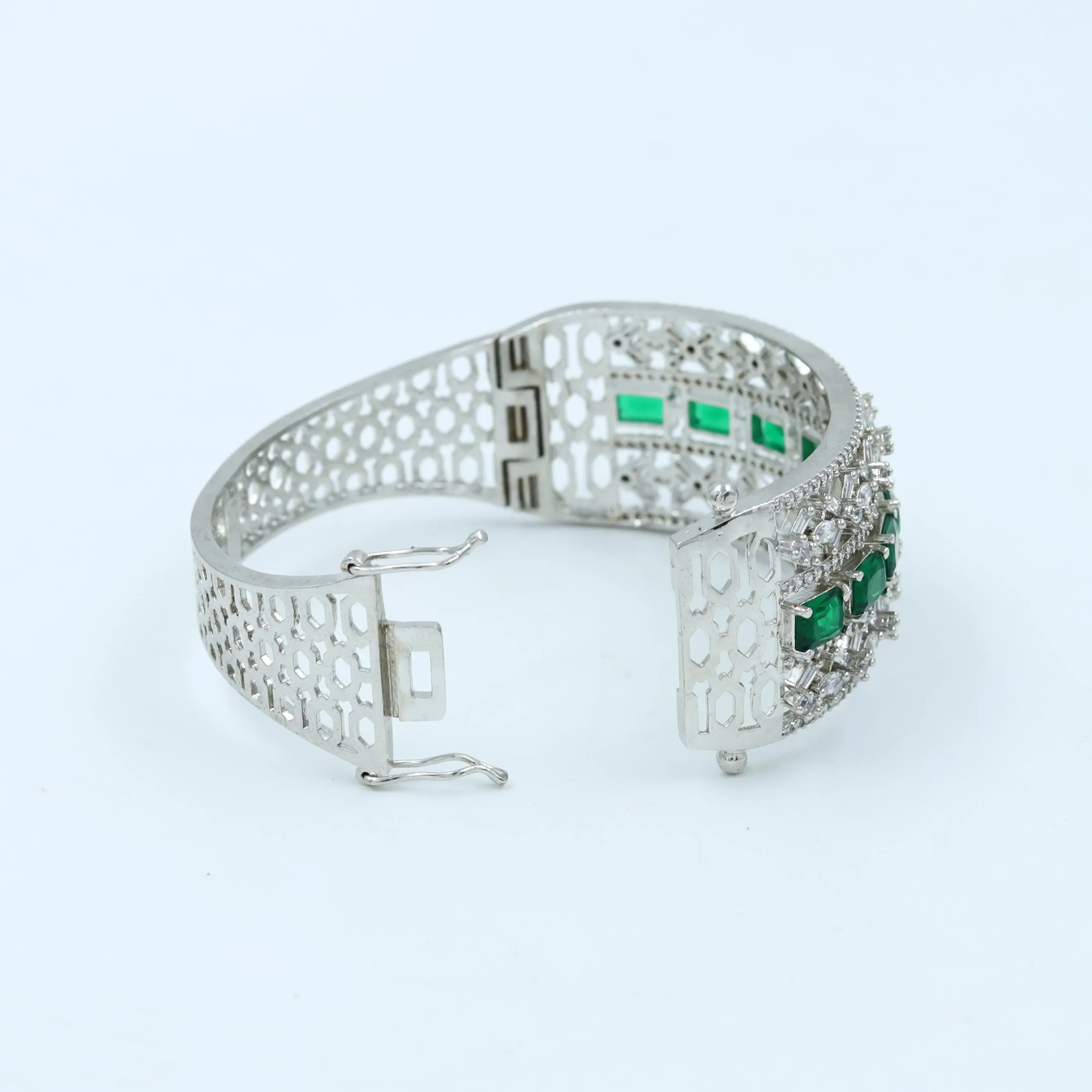 Silver Plated Zircon/AD Bracelet 16847-3995