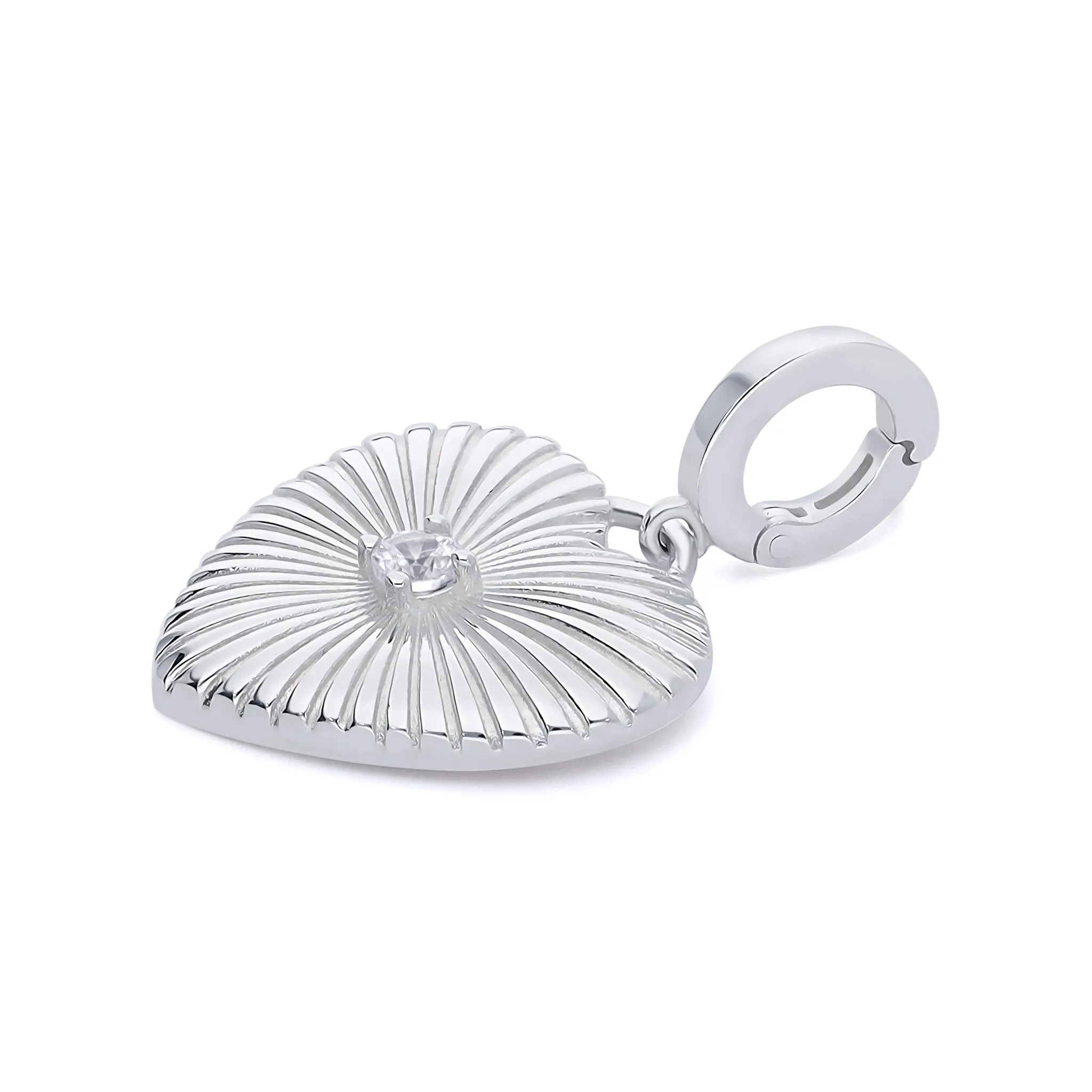 Sterling Silver "Rays of Light" Charm & Bracelet Set