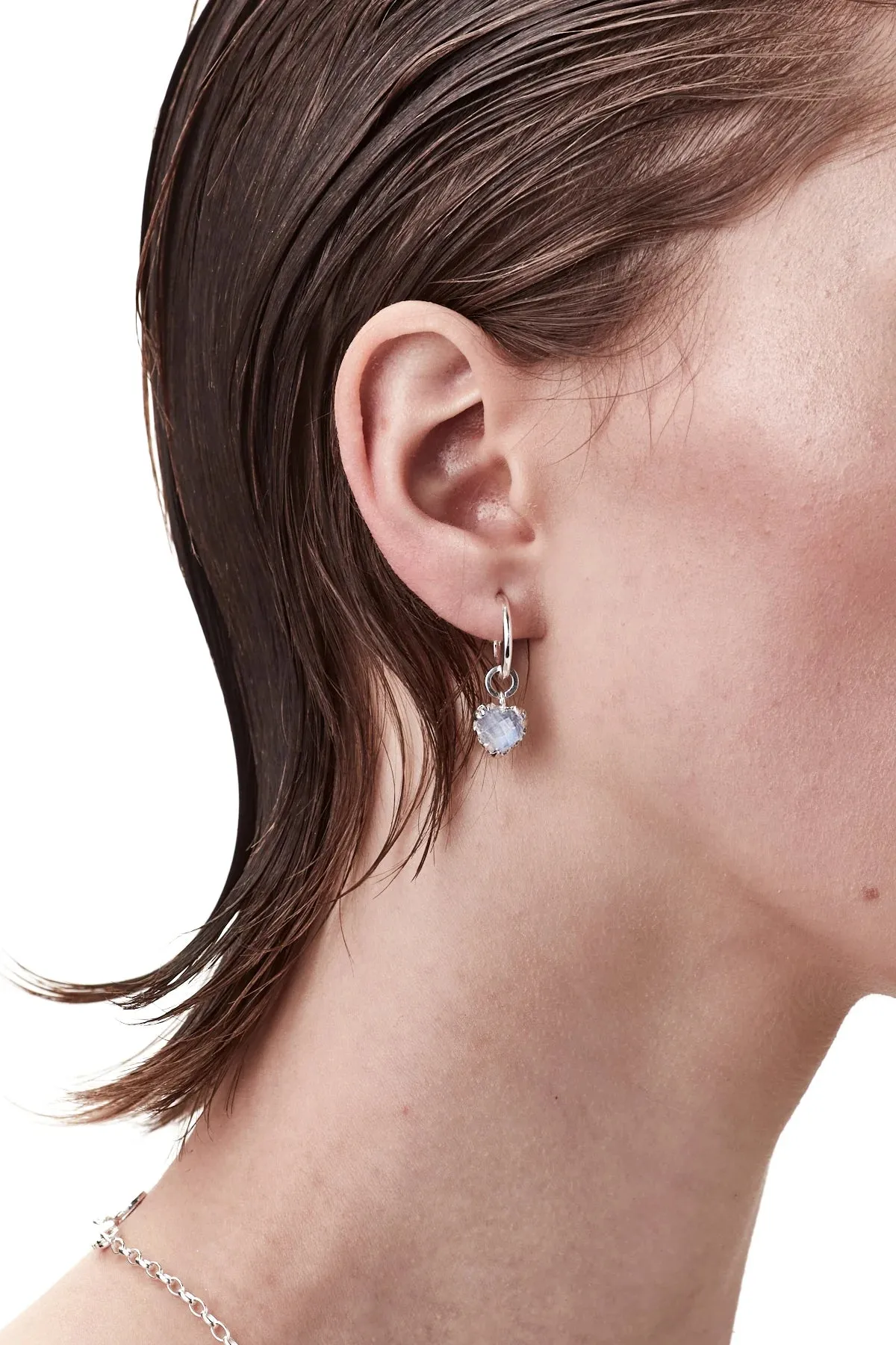 Stolen Girlfriends Club Love anchor Earring Moonstone