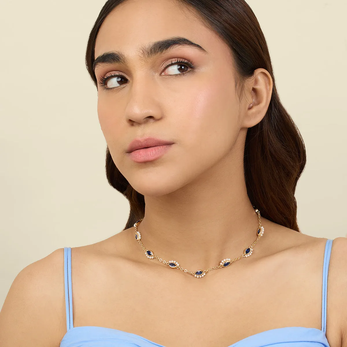 Summer Eyes Choker Necklace