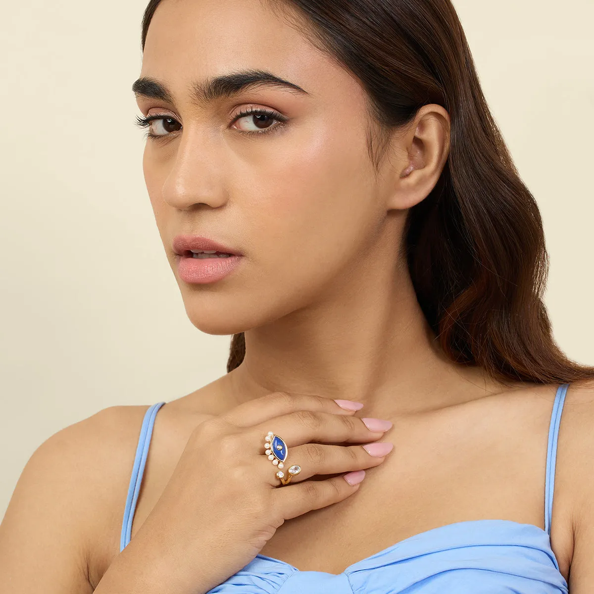 Summer Eyes Two-Head Ring