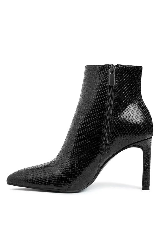 Tatria- Animal Print Ankle Bootie