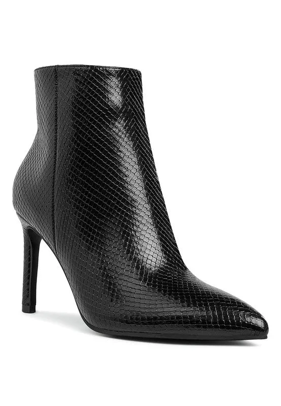 Tatria- Animal Print Ankle Bootie
