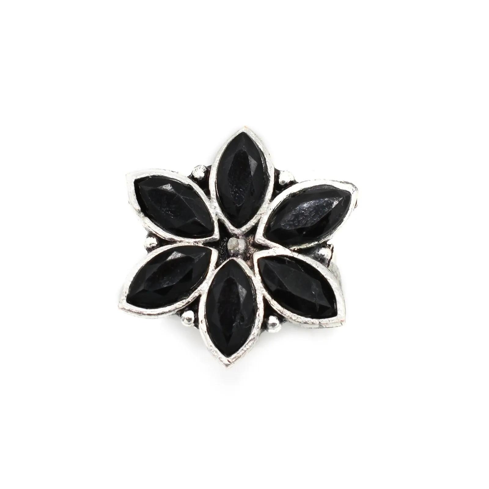 Teejh Amba Black Silver Oxidized Jewelry Gift Set