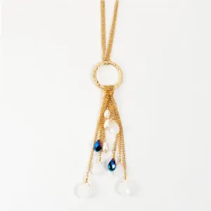 Thalia Beaded Drop Necklace