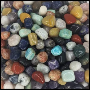 Tumbled Stone, Natural Mix, 10 lb lot