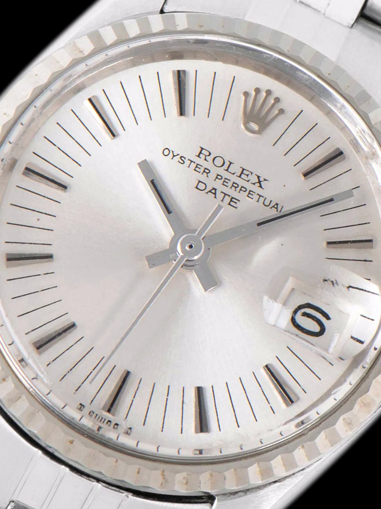 *Unpolished* 1971 Rolex Ladies Date (Ref. 6517) Silver Radial Dial